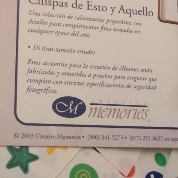Creative Memories Y2K Scrapbooking Stickers Sets 2000‎ NIP - Picture 9 of 9